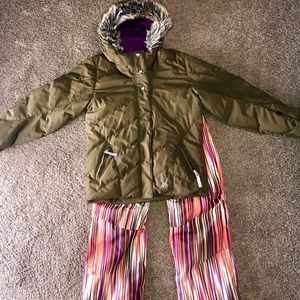 Girls Spyder Ski Pants and Jacket size 10